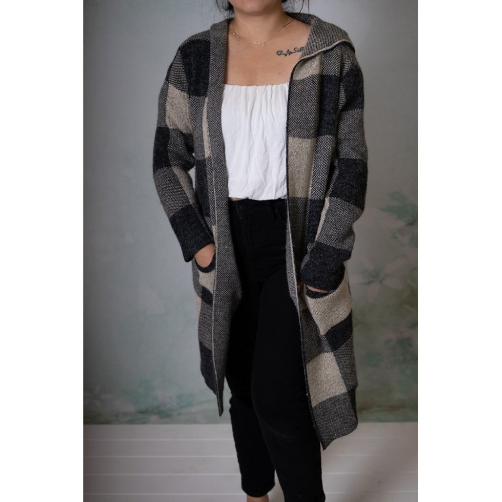 Plaid sweater